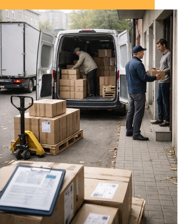 Доставка грузов от двери до двери с таможней от 46283 руб.