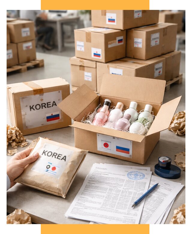 Доставка косметики из Кореи от 8742 р. под ключ | СетСервис-Улн