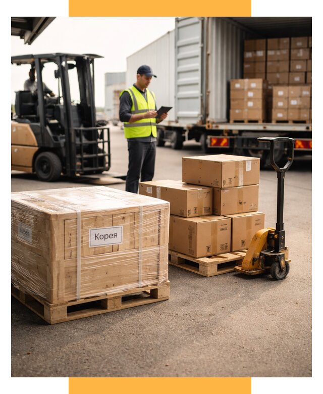 Доставка грузов в Корею из России от 35998 р. | СетСервис-Улн