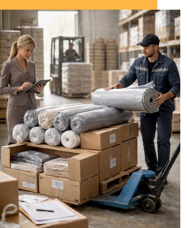 Перевозка текстиля по миру от 15428 руб. с таможней и страхованием