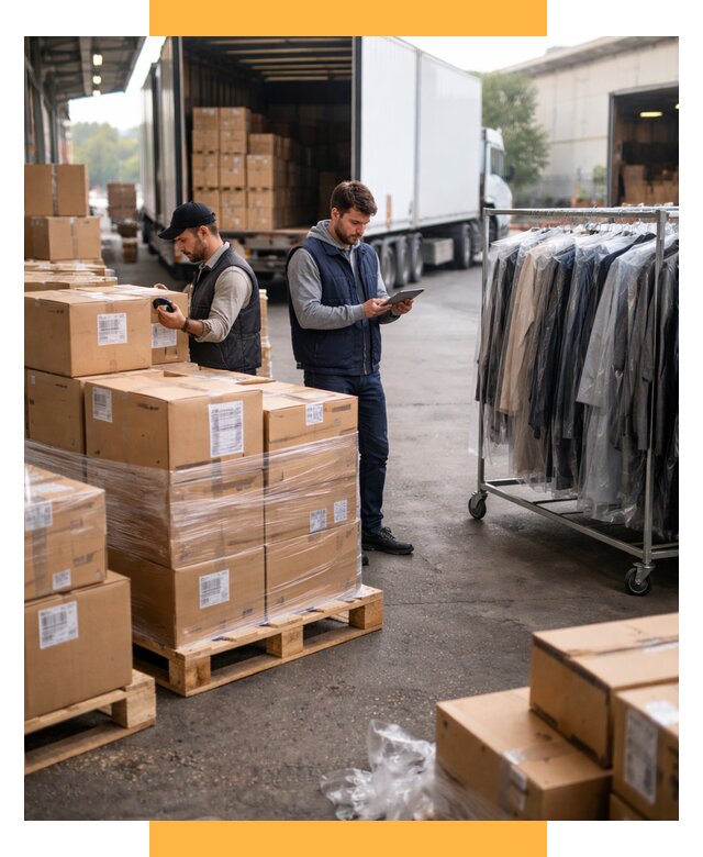 Перевозка и доставка одежды из Китая от 7714 р., СетСервис-Улн