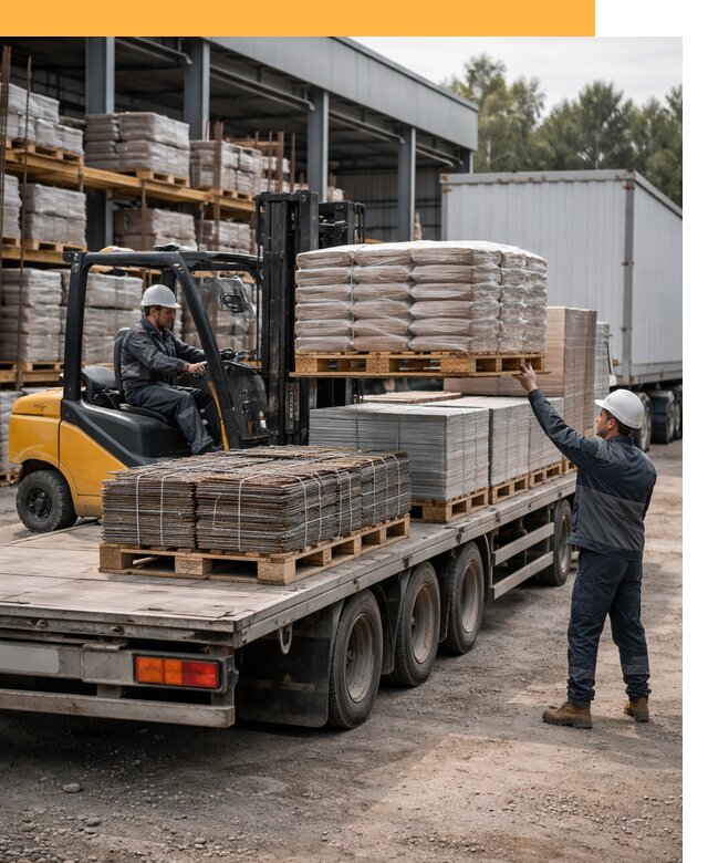 Перевозка строительных материалов по миру от 5657 руб