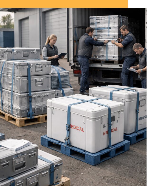 Перевозка медицинского оборудования по всему миру от 15428 руб