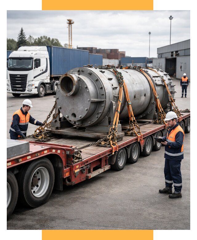 Перевозка тяжеловесных грузов под ключ от 154275 р. | СетСервис-Улн