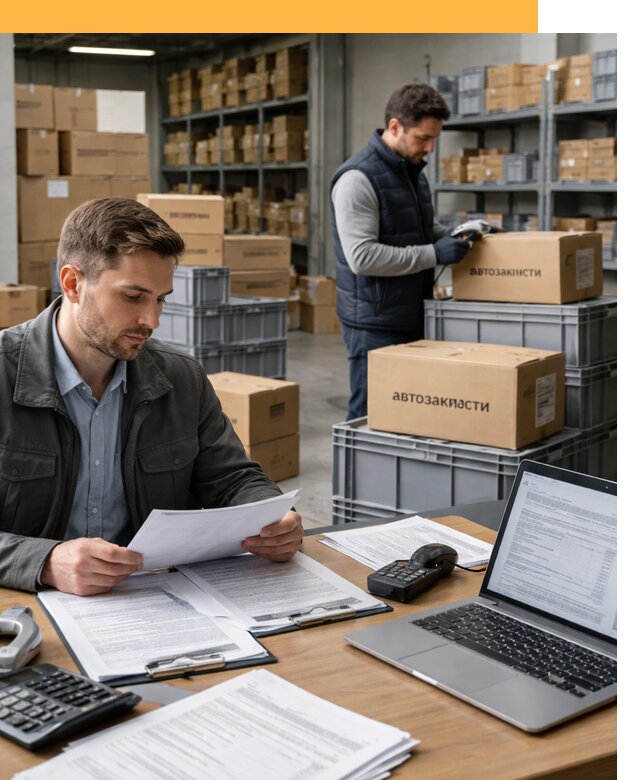 Таможенное оформление автозапчастей по выгодным тарифам от 8742