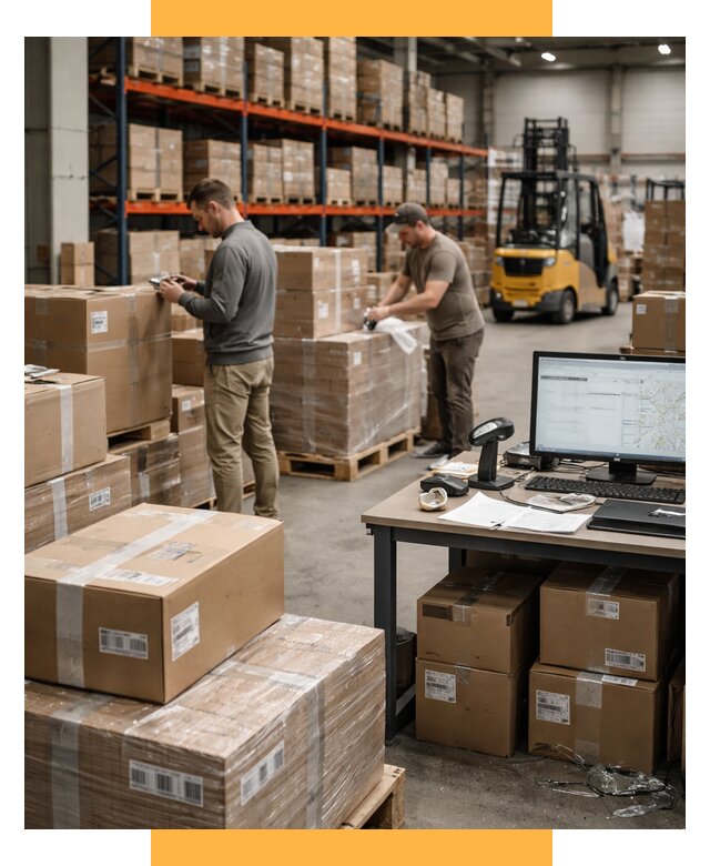 Склад консолидации в Европе от 6685 р., услуги СетСервис-Улн